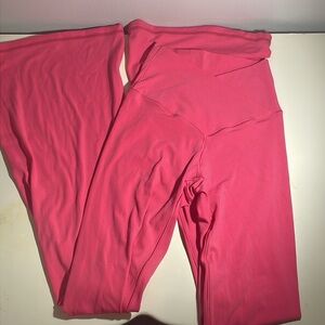 Aerie High Waisted Crossover Flare Leggings